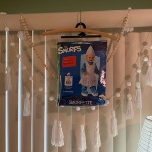 The Smurfs Smurfette 12-18 month costume.